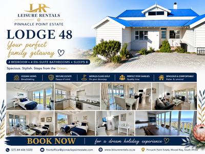 House For Rent in Pinnacle Point Golf Estate, Mossel Bay