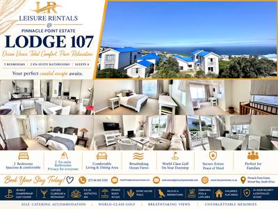 Duplex For Rent in Pinnacle Point Golf Estate, Mossel Bay