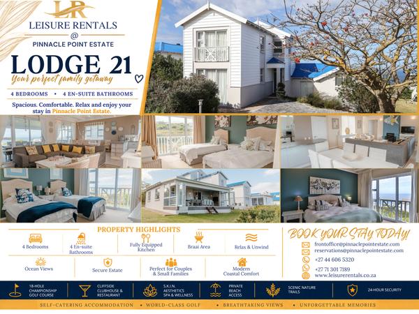 Triplex For Rent in Pinnacle Point Golf Estate, Mossel Bay